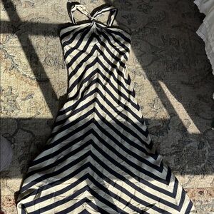 Lauren Ralph Laure. Silk A line maxi dress